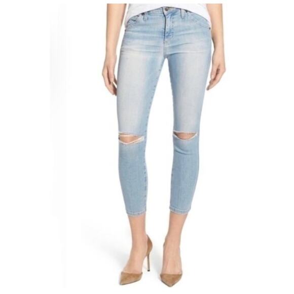 Joes Jeans Flawless The Wasteland High Waisted Cropped Jeans 27 - Picture 1 of 6